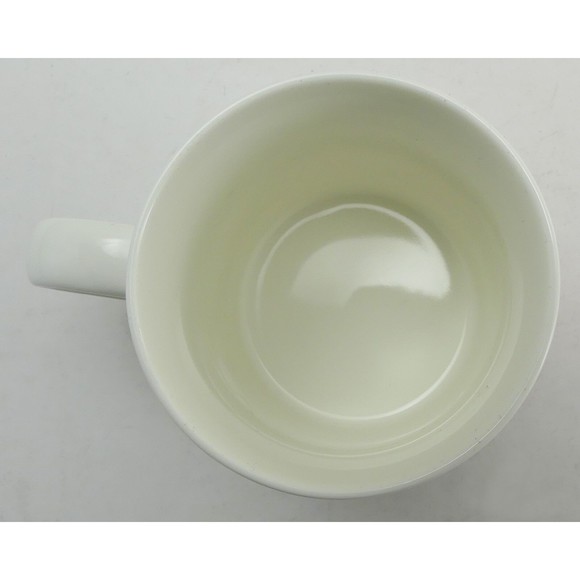 Starbucks Red Flower Starburst on White Mug - 2014 Starbucks Coffee Company Cup - Picture 6 of 6